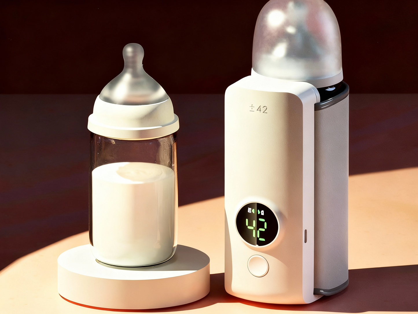 Tragbarer Babyflaschenwärmer